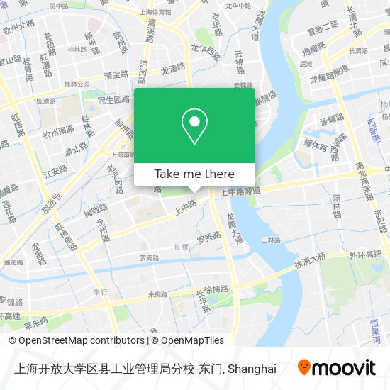 上海开放大学区县工业管理局分校-东门 map