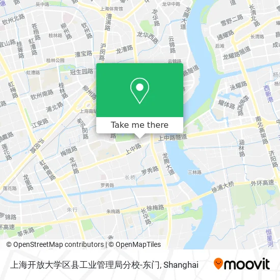 上海开放大学区县工业管理局分校-东门 map