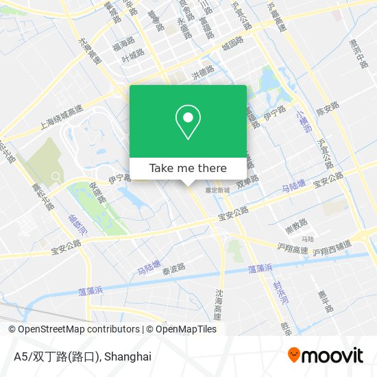A5/双丁路(路口) map