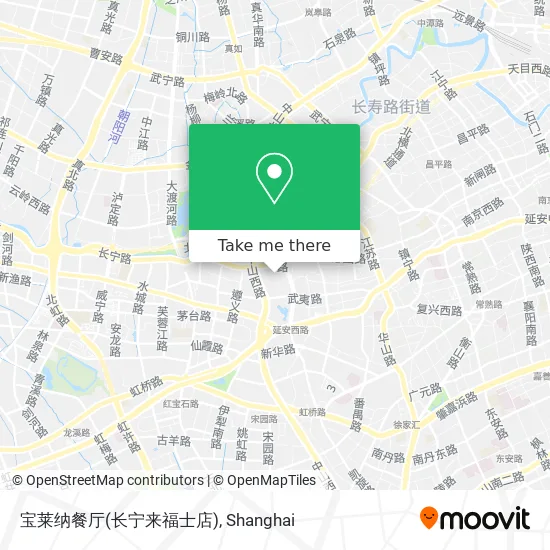 宝莱纳餐厅(长宁来福士店) map