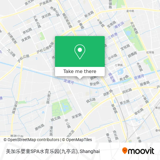 美加乐婴童SPA水育乐园(九亭店) map