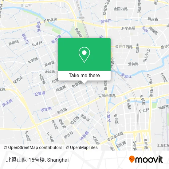 北梁山队-15号楼 map
