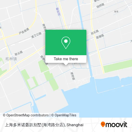 上海多米诺轰趴别墅(海湾路分店) map
