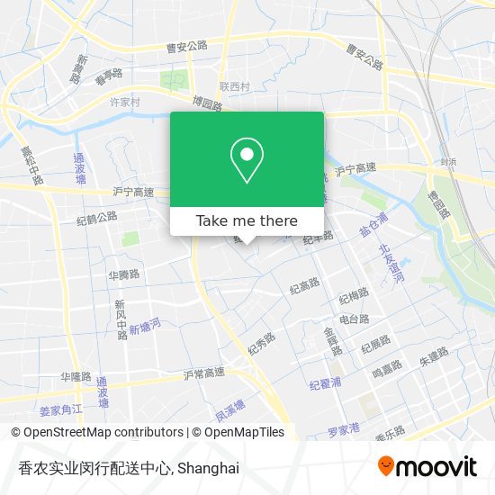 香农实业闵行配送中心 map