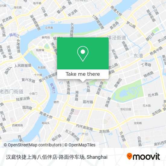 汉庭快捷上海八佰伴店-路面停车场 map