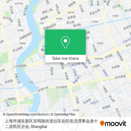 上海市浦东新区东明路街道社区在职党员理事会凌十二居民区分会 map