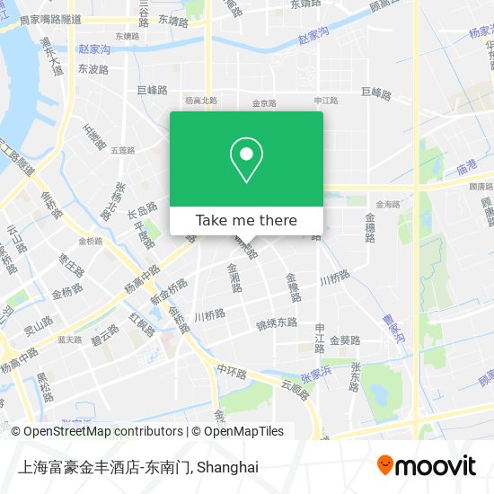 上海富豪金丰酒店-东南门 map