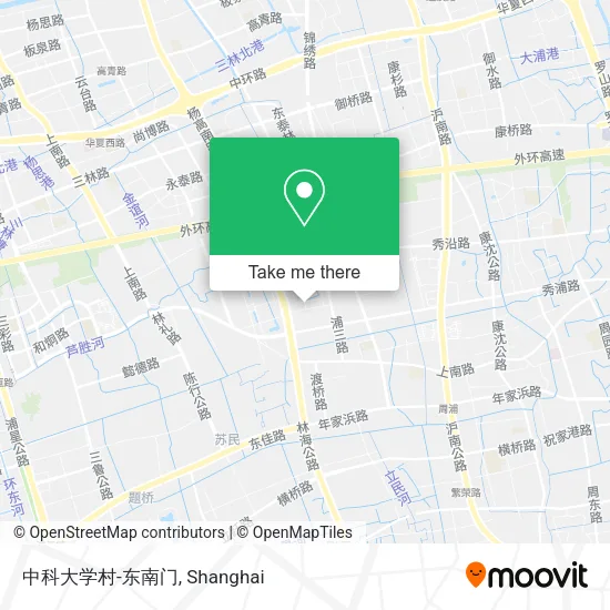 中科大学村-东南门 map