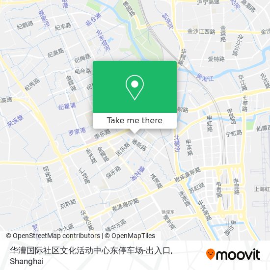 华漕国际社区文化活动中心东停车场-出入口 map