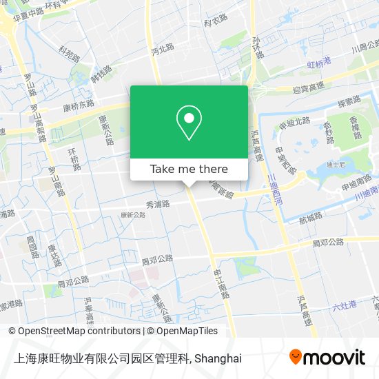 上海康旺物业有限公司园区管理科 map