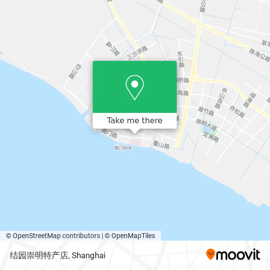 结园崇明特产店 map