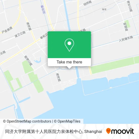 同济大学附属第十人民医院力泉体检中心 map