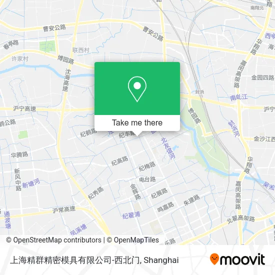 上海精群精密模具有限公司-西北门 map