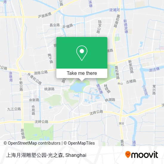 上海月湖雕塑公园-光之森 map