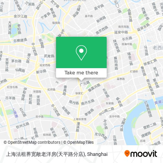 上海法租界宽敞老洋房(天平路分店) map
