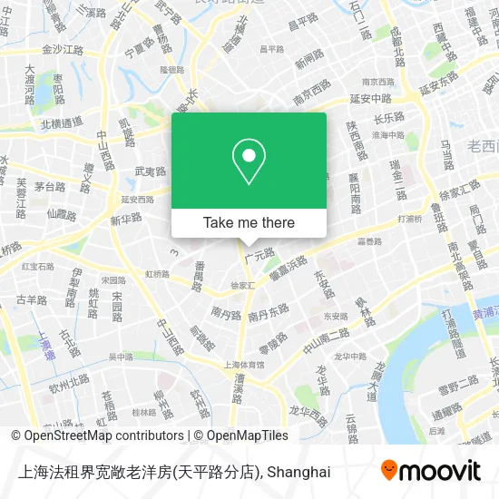 上海法租界宽敞老洋房(天平路分店) map