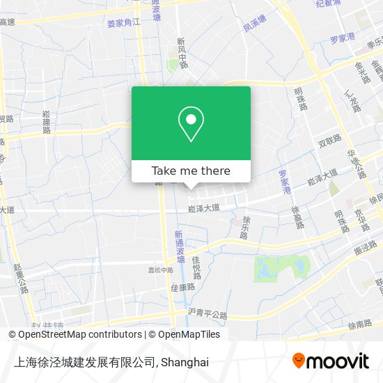 上海徐泾城建发展有限公司 map