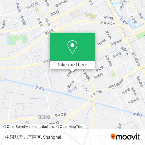 中国航天九亭园区 map