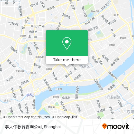 李大伟教育咨询公司 map