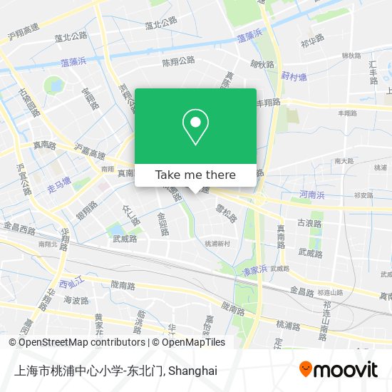 上海市桃浦中心小学-东北门 map