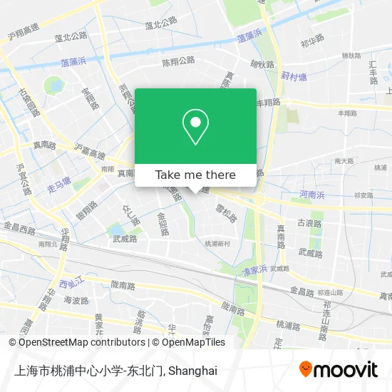 上海市桃浦中心小学-东北门 map