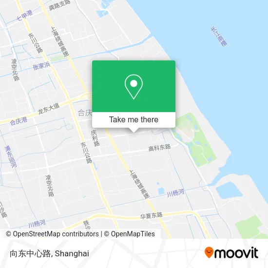 向东中心路 map