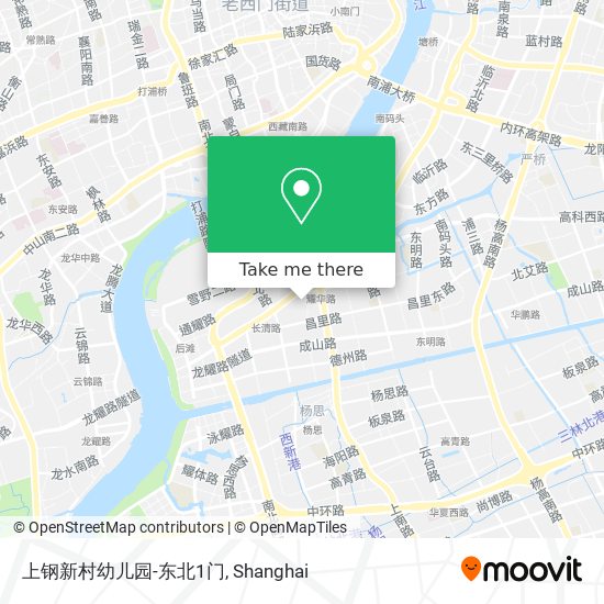 上钢新村幼儿园-东北1门 map