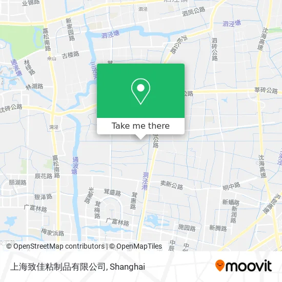 上海致佳粘制品有限公司 map