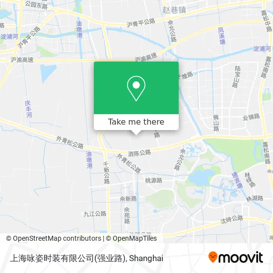 上海咏姿时装有限公司(强业路) map