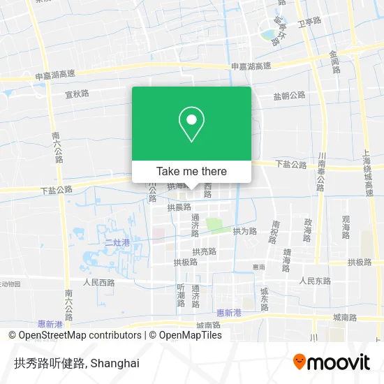 拱秀路听健路 map