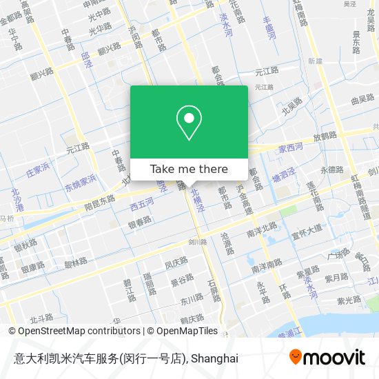 意大利凯米汽车服务(闵行一号店) map
