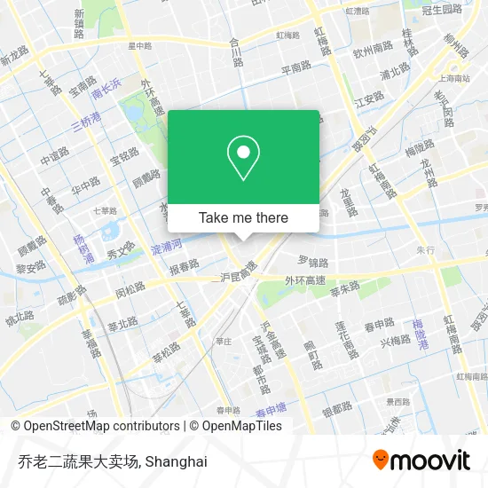 乔老二蔬果大卖场 map