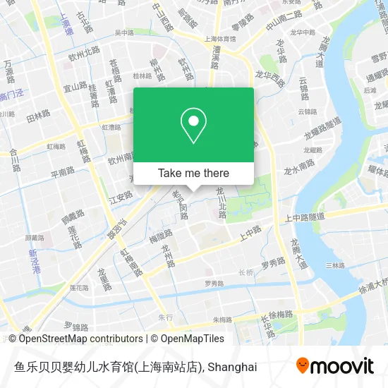 鱼乐贝贝婴幼儿水育馆(上海南站店) map
