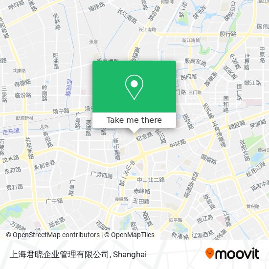 上海君晓企业管理有限公司 map