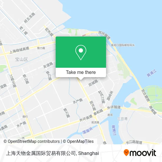 上海天物金属国际贸易有限公司 map