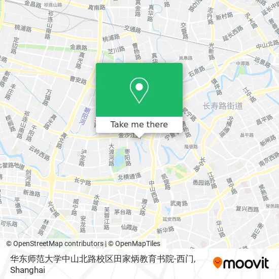 华东师范大学中山北路校区田家炳教育书院-西门 map