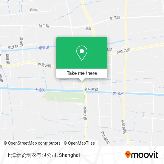 上海新贸制衣有限公司 map