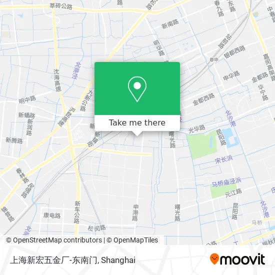上海新宏五金厂-东南门 map