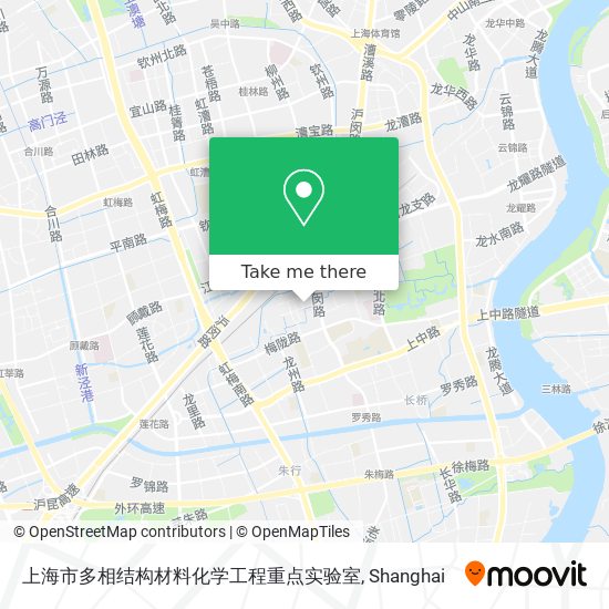 上海市多相结构材料化学工程重点实验室 map