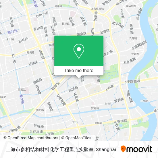 上海市多相结构材料化学工程重点实验室 map