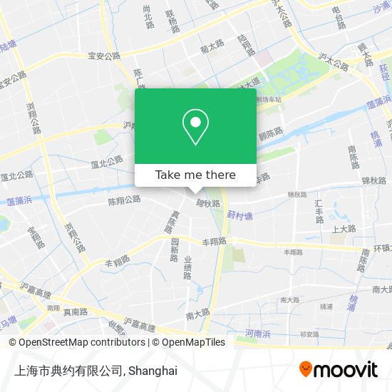 上海市典约有限公司 map