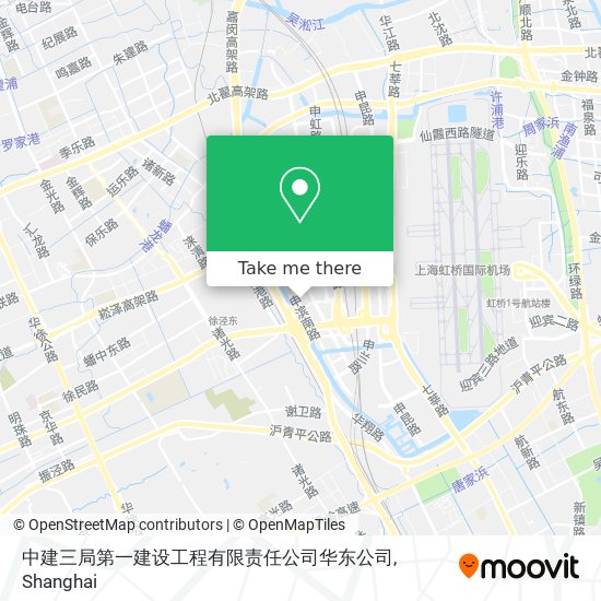 中建三局第一建设工程有限责任公司华东公司 map
