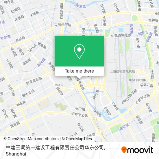 中建三局第一建设工程有限责任公司华东公司 map