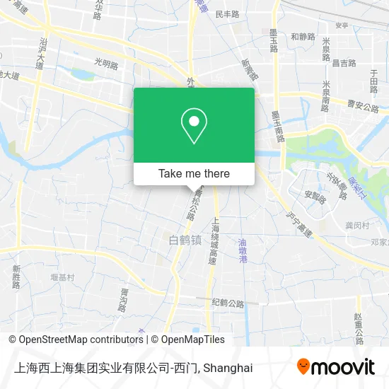 上海西上海集团实业有限公司-西门 map