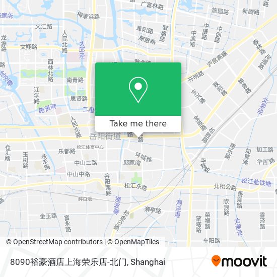 8090裕豪酒店上海荣乐店-北门 map