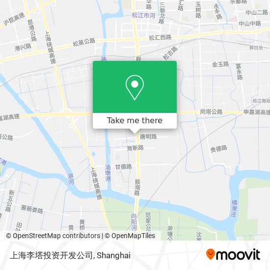 上海李塔投资开发公司 map