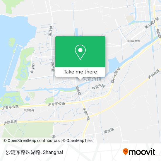 沙淀东路珠湖路 map