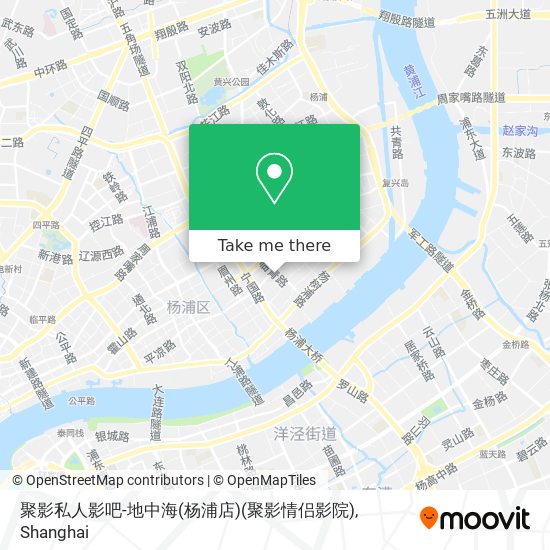 聚影私人影吧-地中海(杨浦店)(聚影情侣影院) map