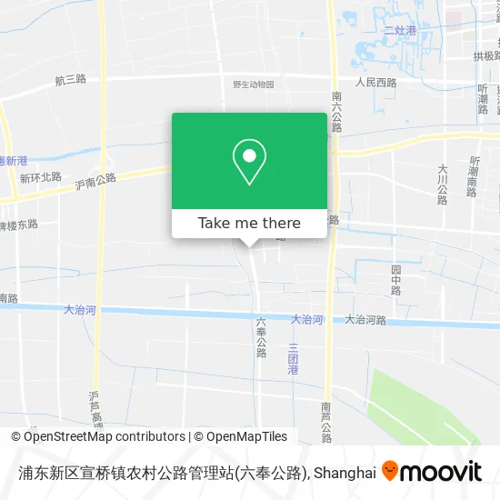 浦东新区宣桥镇农村公路管理站(六奉公路) map