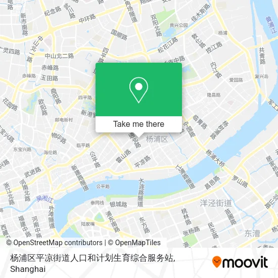 杨浦区平凉街道人口和计划生育综合服务站 map